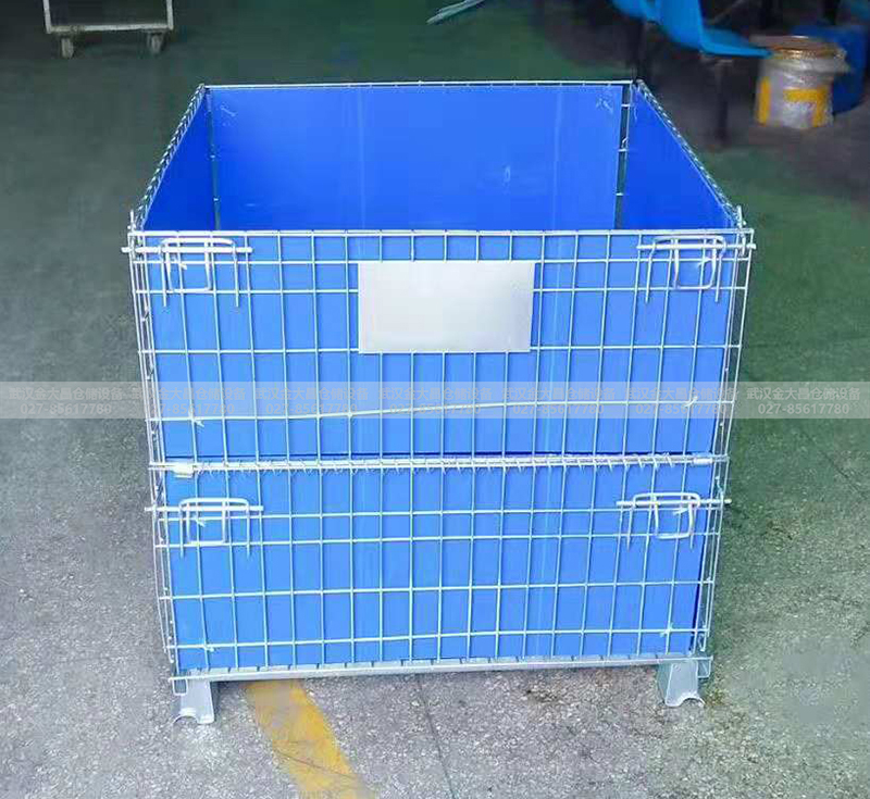 可折叠仓储笼，武汉货架，湖北货架，钢制托盘，工具柜，工作台